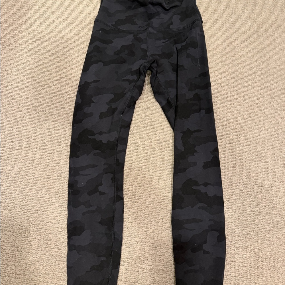 lululemon athletica Black & Charcoal Camo Leggings